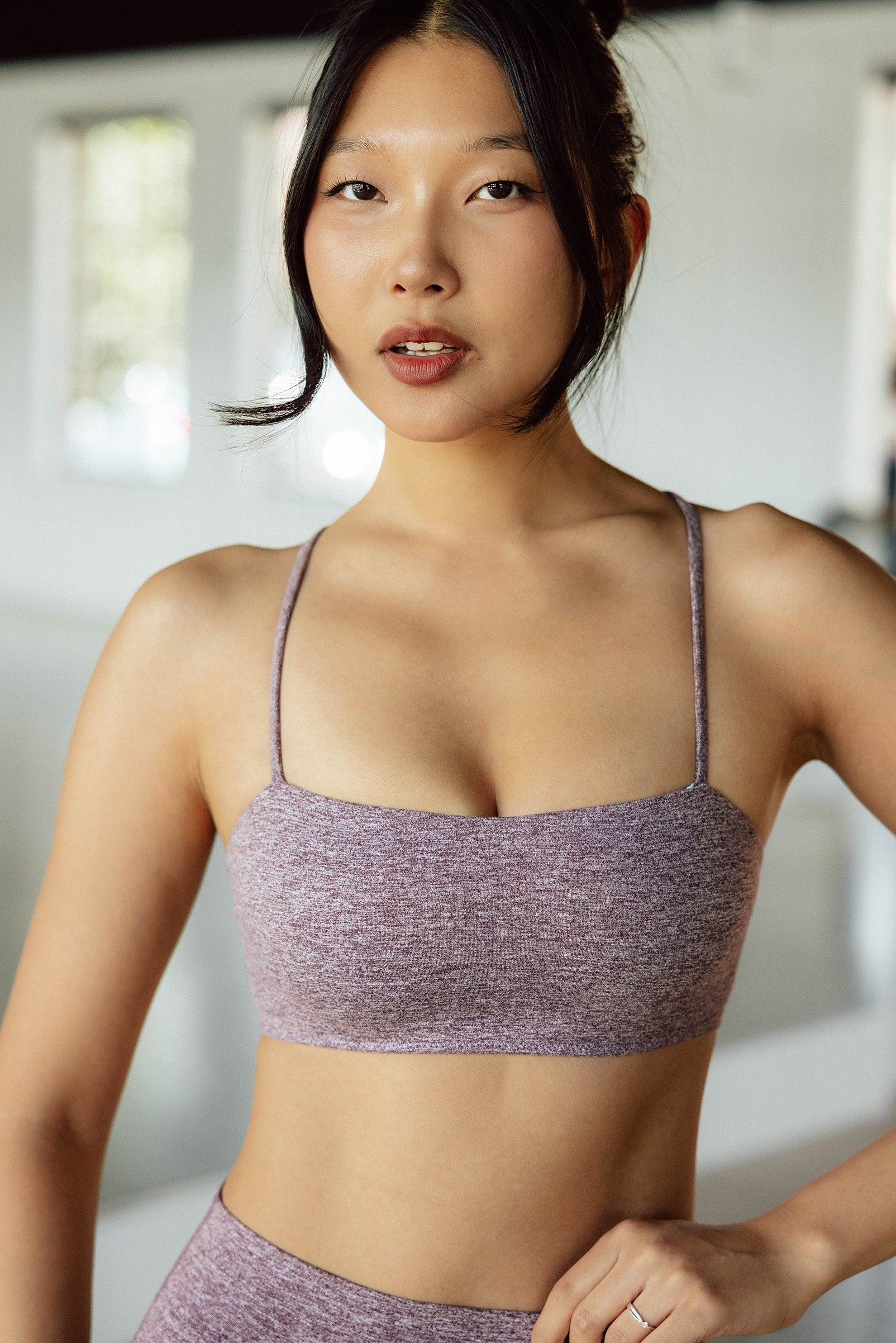 Core Bra (Five X Autumn) - Maroon Heather