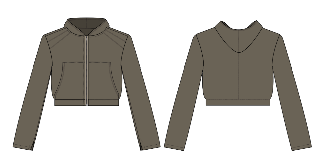 Summer Night Zip - Dust (Restocking 8.10)