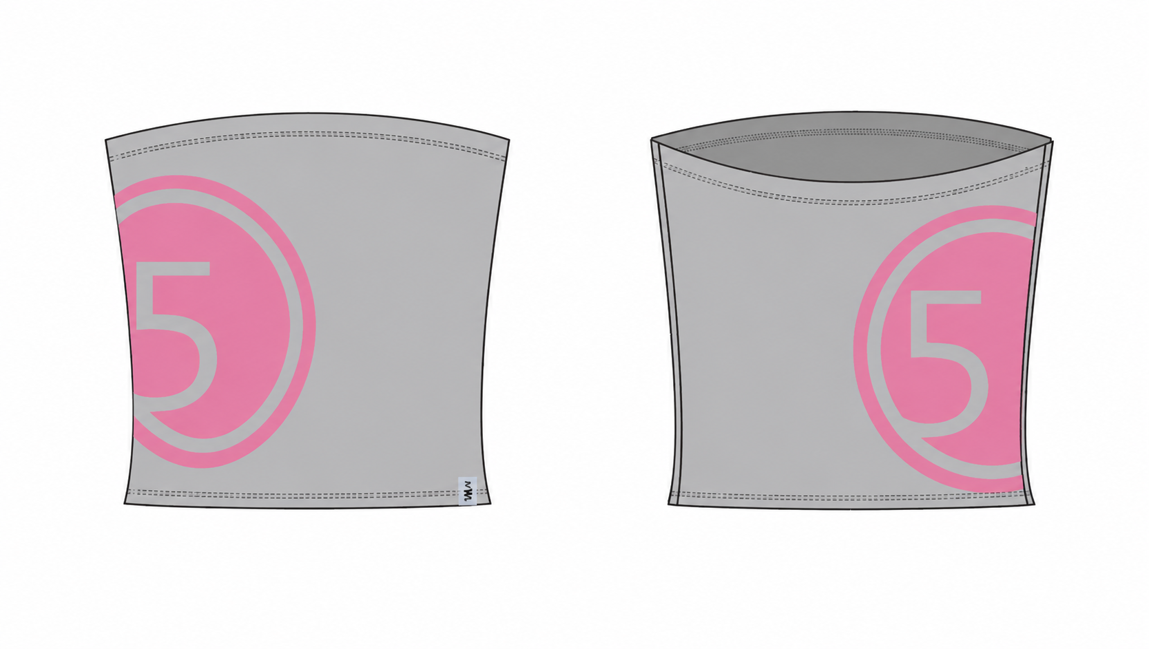 Baddie Bandeau - Grey (Restocking 8.10)