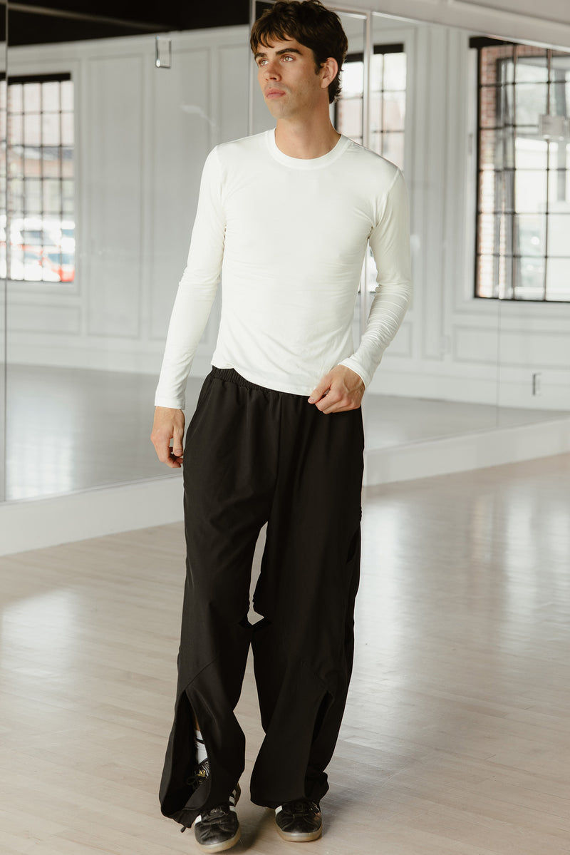 Pulsar Pant White (Five x Ell) Black | Five The Label