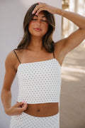 Ivory Cream Polka Dot