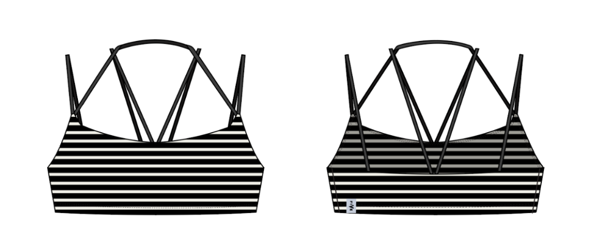 Breezy Bra - Black/Ivory