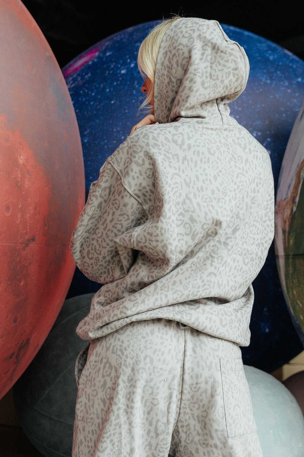 Heart Club Hoodie (Five X Blake) - Balboa Cheetah