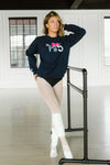 Custom Pink Heart Five Sweatshirt