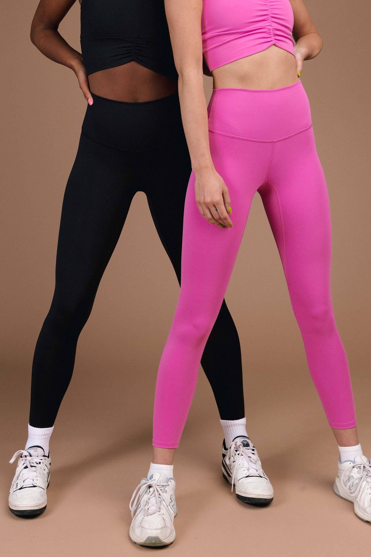 Women's Pink Workout Leggings  Pink Dance Leggings - Five The Label