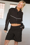 Black Polka Dot