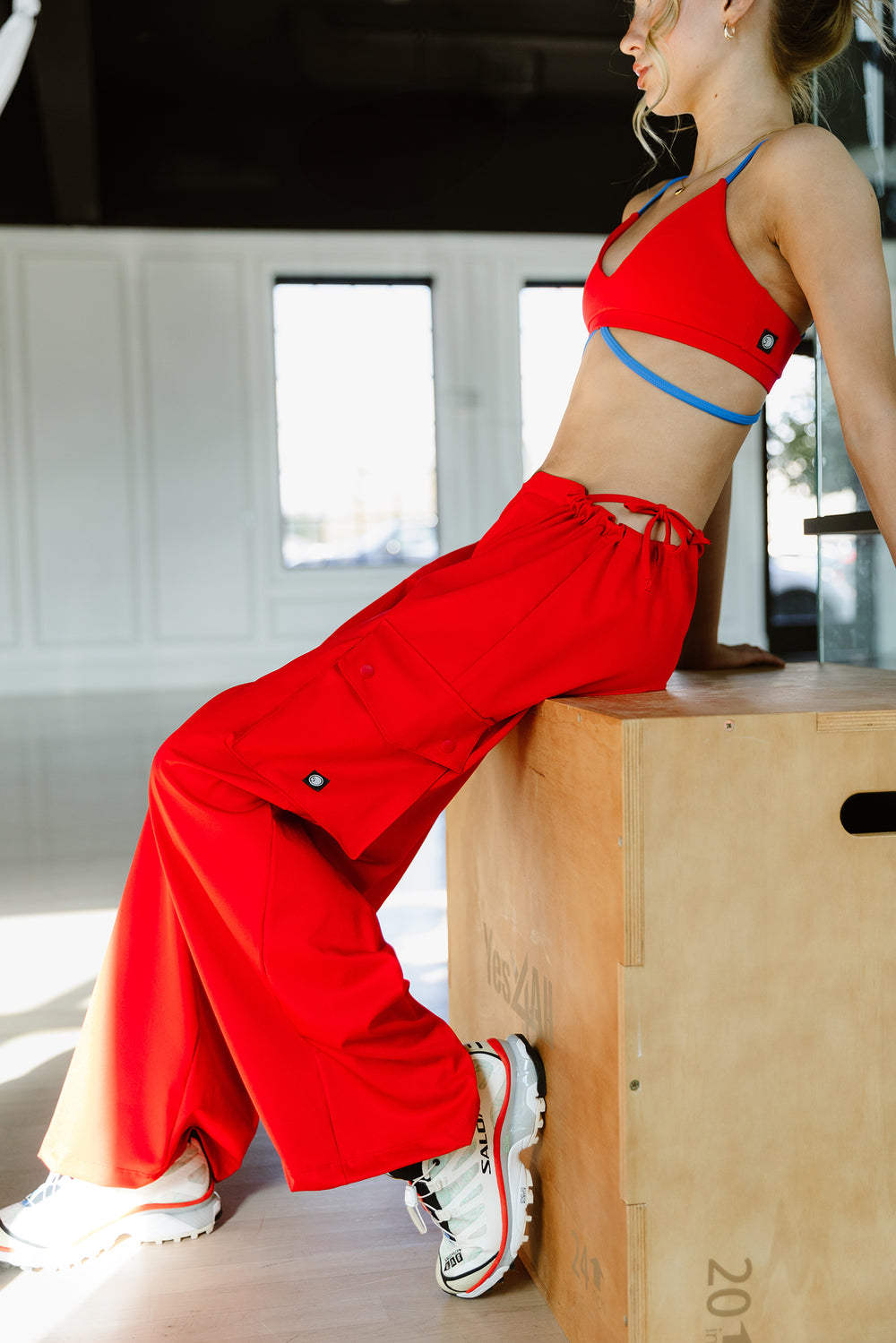 Off Duty Tie Pant (Five X Kira) - Imperial